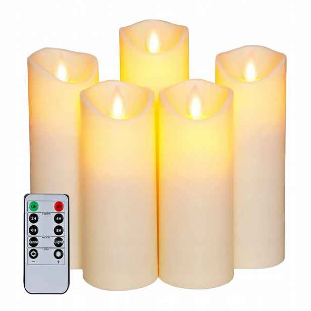 5 x Svíčka Led Svíčka Vložka Efekt Plamene Věčná Na Svátek Mrtvých