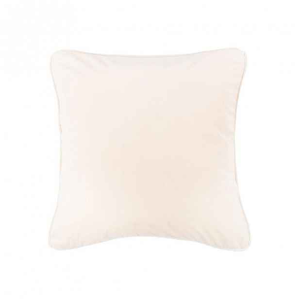 Krémově bílý polštář Tiseco Home Studio Velvety, 45 x 45 cm