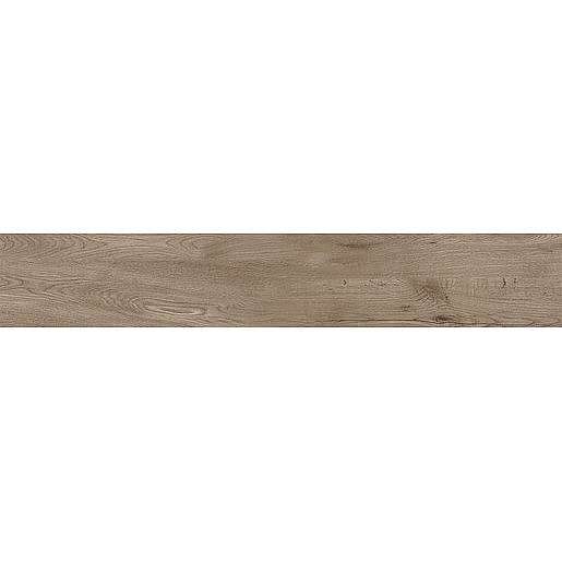 Dlažba Fineza Alpina brown 15x90 cm mat ALPINA159BR