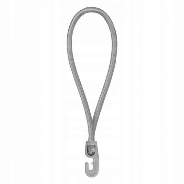 Elastická Guma S Pvc Hákem Bungee Cord Hook Bílá 0,4 X 18 CM 100 Ks Bradas