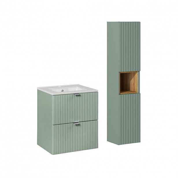 Petits-meubles KOUPELNOVÝ NÁBYTEK 50cm Jade 2er-Set Zelená