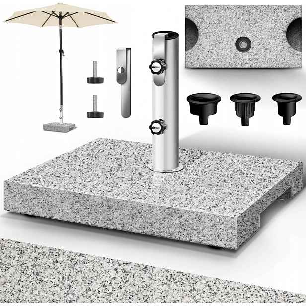Podstavec Na Slunečník 45 x 28 CM 25 Kg Granit