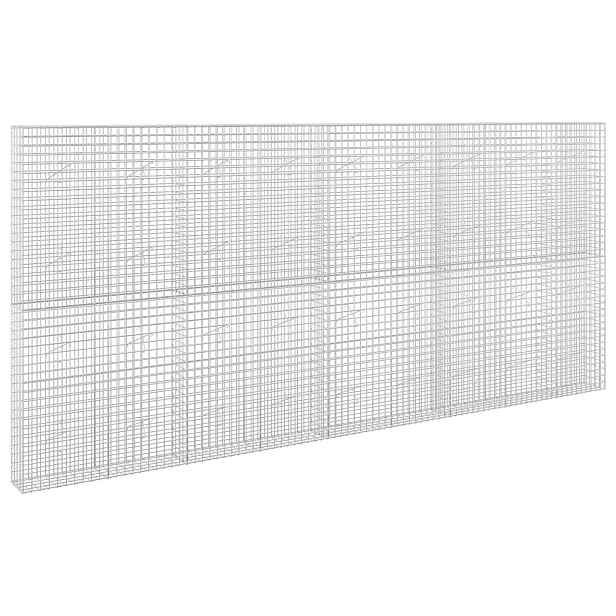 vidaXL Gabion s drátem 3,5 mm a síťkou 5x5 cm 450x20x200 cm