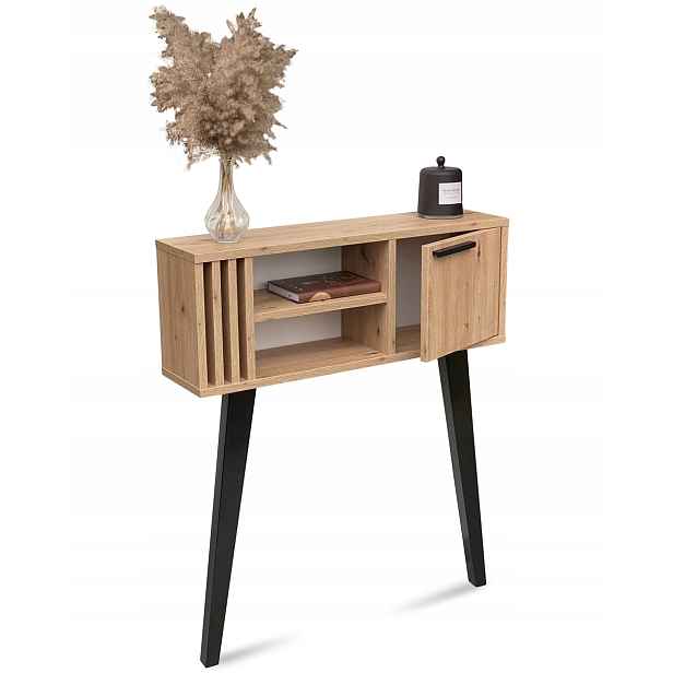 Konzolový Stolek Lamello Předsíň Loft Dub Artisan Lamely