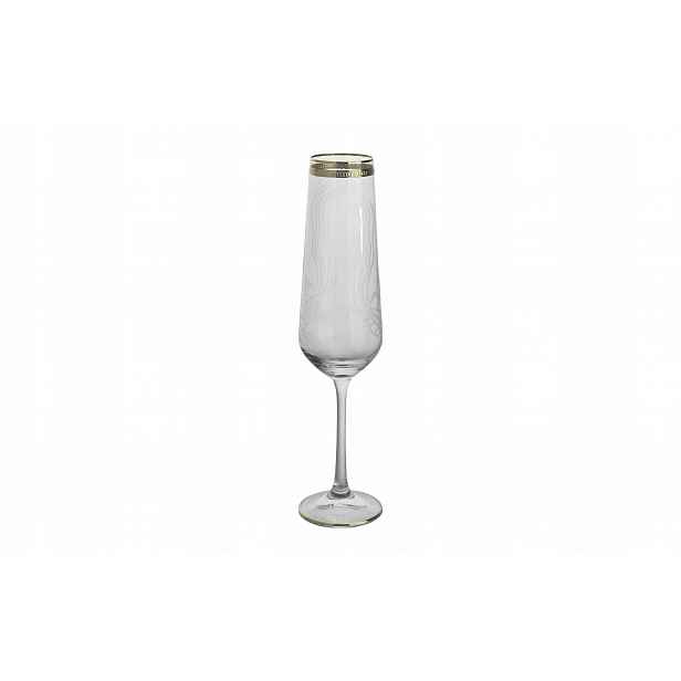 Sada 6 sklenic na šampaňské 190 ml Queen Eva