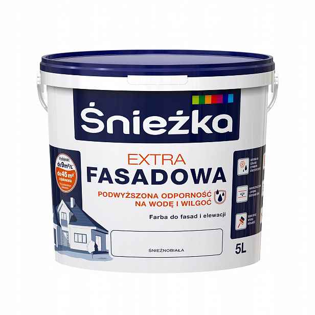 Śnieżka extra fasádní bílý 5L