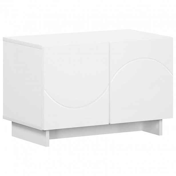 vidaXL TV stolek 60 x 34.5 x 40 cm Bílá Kompozitní dřevo