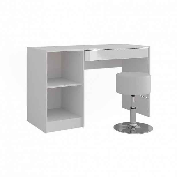 Vicco TOALETNÍ STOLEK Sherry Bílá/bílý vysoký lesk 119.8 cm se stolicí
