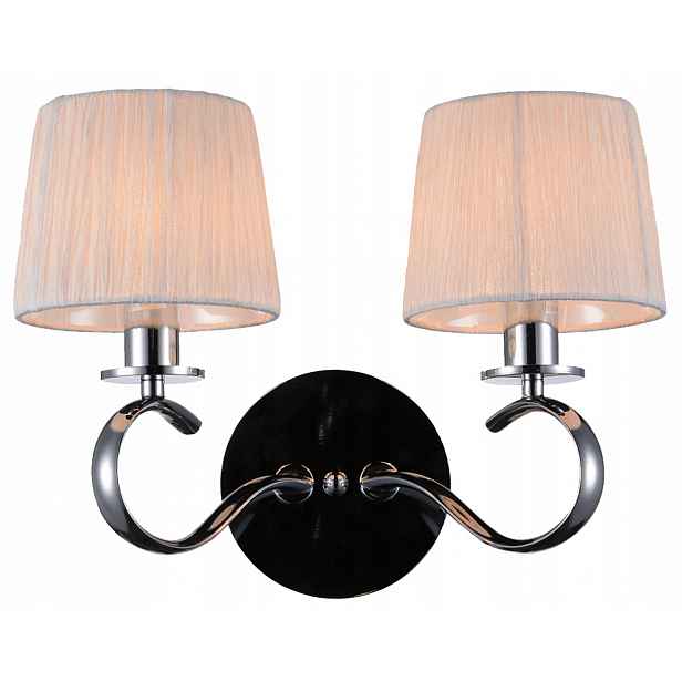 Nástěnné stínítko z tkaniny 2X40W E14 Clara Candellux