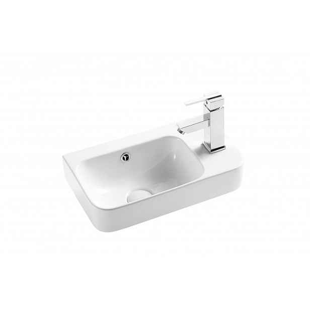 Olsen spa Umývátko PICCOLO GRANDE 45 x 26 x 15;5 cm s baterií vpravo - OLKLT5117R