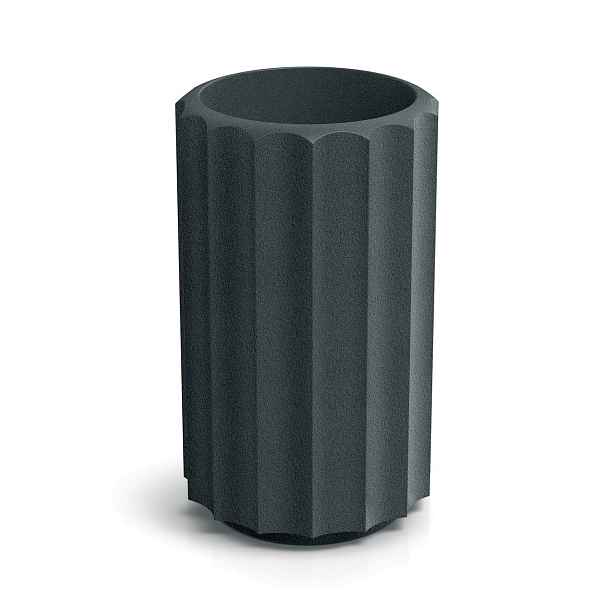 Prosperplast Plastový květináč RONAN LINE HIGH 28 cm grafitový