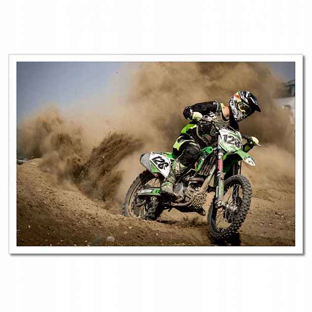 Plakáty v rámu 60x40 MotoCross Motocykl Motor