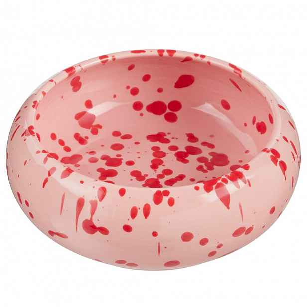 Butlers BOOGY SPLASH Miska 16 cm - červená/růžová