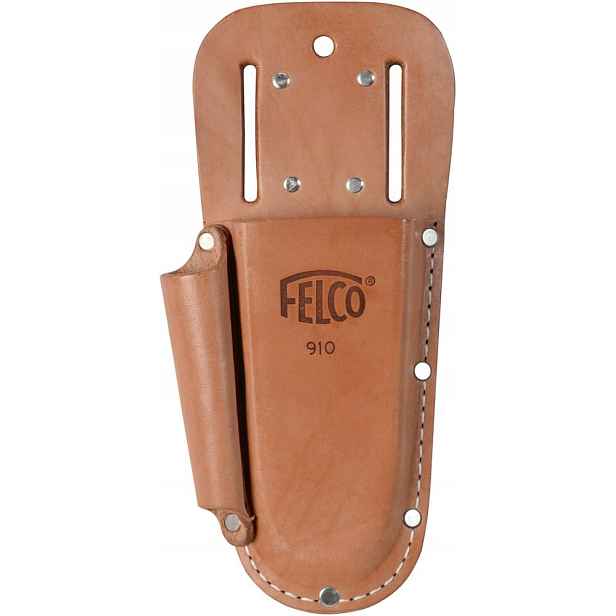 Kožená taška na zahradní nůžky a brousek 910+ Felco