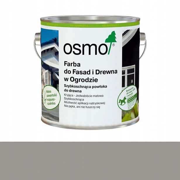 Osmo Barva pro fasády a dřevo v zahradě 7542 Betonově šedá 0,75L