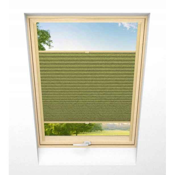 Plisovaná střešní roleta 60 x 70 cm Různé Barvy