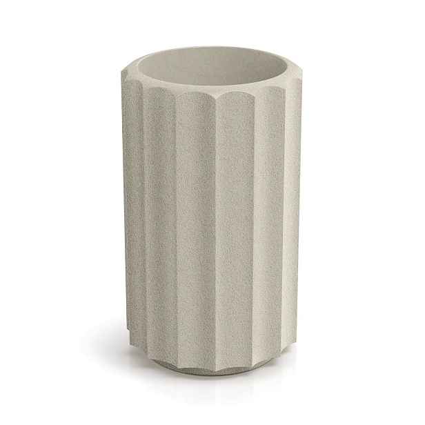 Prosperplast Plastový květináč RONAN LINE HIGH 28 cm pískový