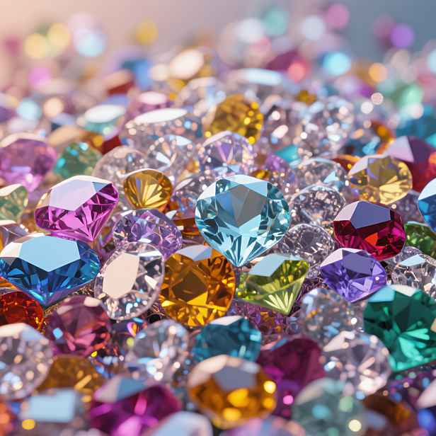 TEMU 800 ks Akrylové diamanty - Perfektní pro svatby, večírky a další, diamantové krystaly, korálky do vázy, výplň do vázy, diamanty, výplně do vázy