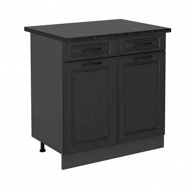 Vicco SPODNÍ SKŘÍŇKA KUCHYŇSKÉ LINKY R-Line Antracitový venkovský dům 80 cm , PD Antracit