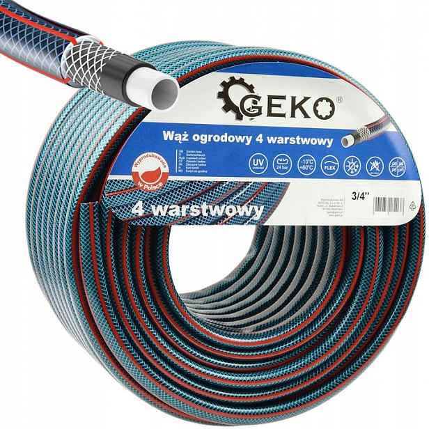 Hadice 3/4" 50 m 4VRSTVÁ Flexibilní Ochrana Proti Uv Záření 24 barů