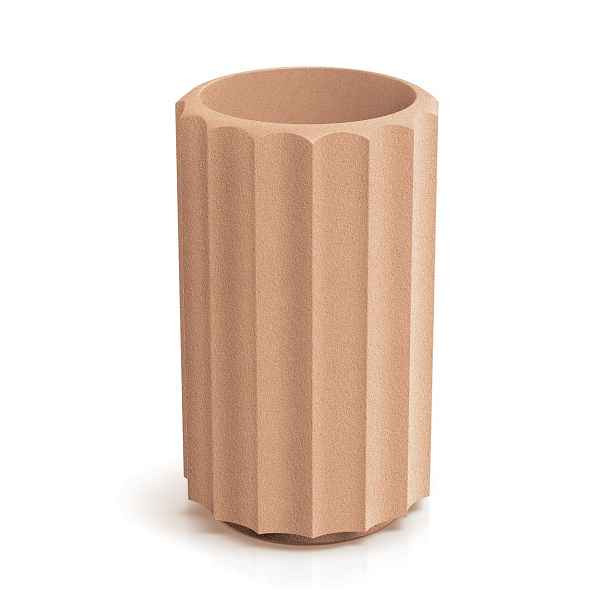 Prosperplast Plastový květináč RONAN LINE HIGH 28 cm terakotový