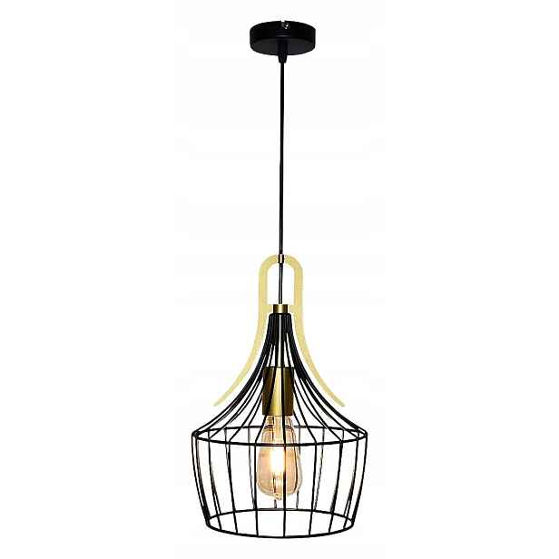 Industriální závěsná lampa E27 1x40W černá matná 4925 Parov Rabalux