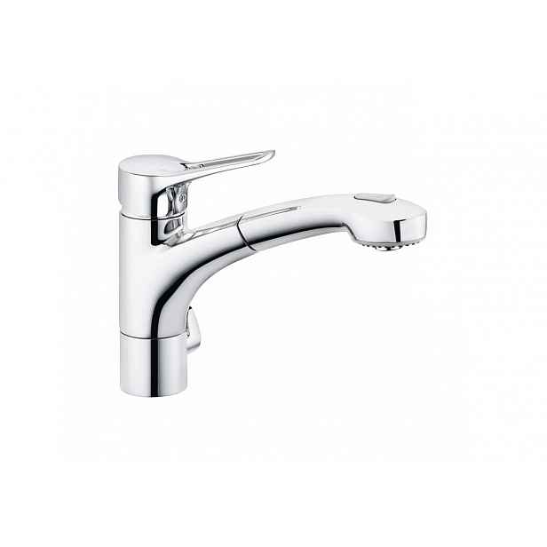 Dřezová baterie Kludi Mx s vytahovací sprškou Chrom 399450562