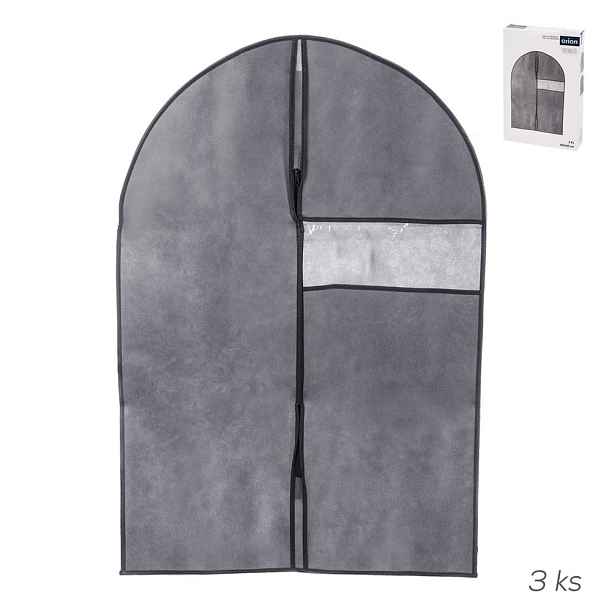 Obaly na obleky v sadě 3 ks 90 cm Urovnejto – Orion