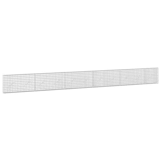 vidaXL Gabion s drátem 3,5 mm a síťkou 5x5 cm 550x10x50 cm