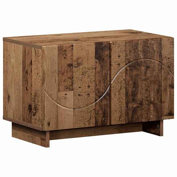 vidaXL TV stolek 60 x 34.5 x 40 cm Staré dřevo Kompozitní dřevo