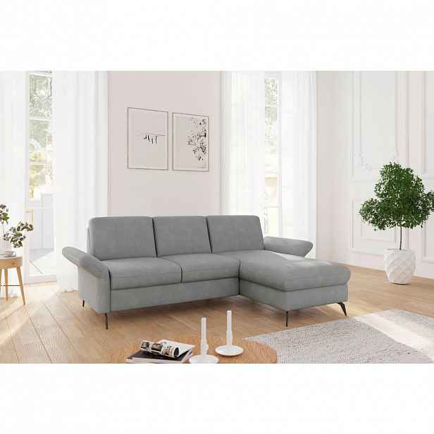 Sit & More ROHOVÁ SEDAČKA, textil, šedá
