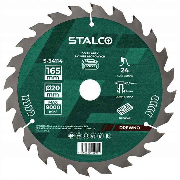 Pila kotoučová na dřevo, ø 300 x 30 x 3,0 mm 40z, Stalco