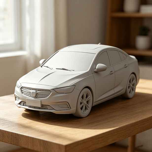 TEMU Personalizovaná 3D šedá malá /figurka na auto – 3D portrét model, ozdoba na stínidlo k jezeru, zachycující uvolněné řízení! Uctívejte jezerní