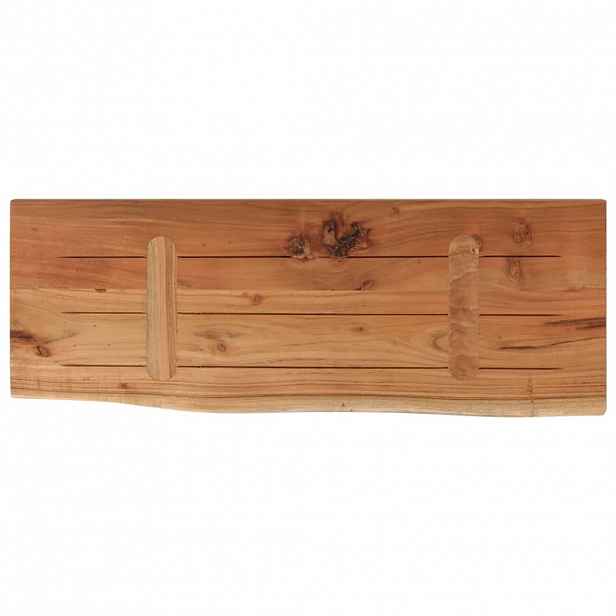 vidaXL Nástěnná police 70x30x3,8 cm obdélník masivní akácie živá hrana