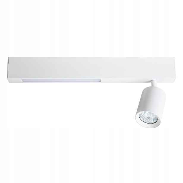 stropní svítidlo Led dvojitá bílá podlouhlá 40 cm reflektor GU10 Milagro
