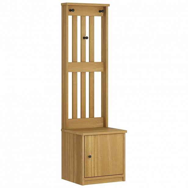 vidaXL Předsíňový strom SANDNES 45x40x159,5 cm Borovicový masiv