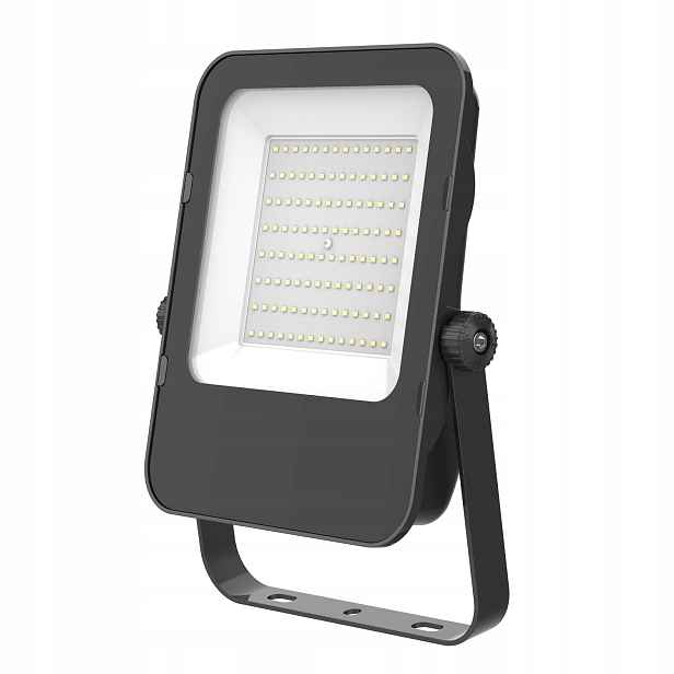 Led venkovní zahradní reflektor 100W 9000lm 6500K Studený IP65 Černý