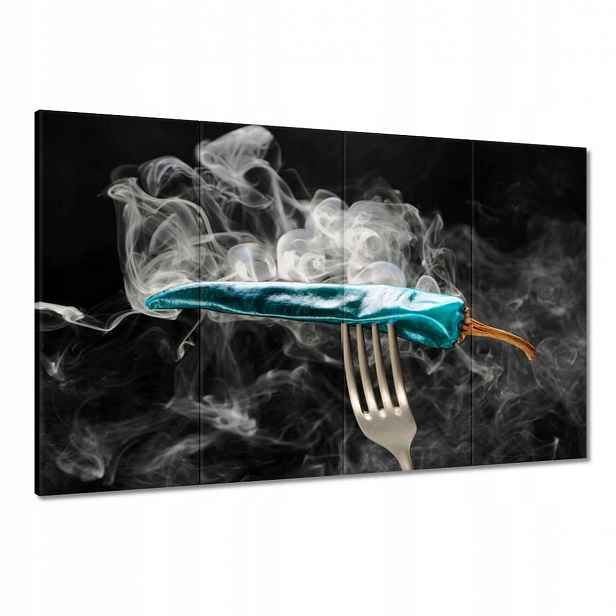 Obrazy 120x80 Modrá paprika
