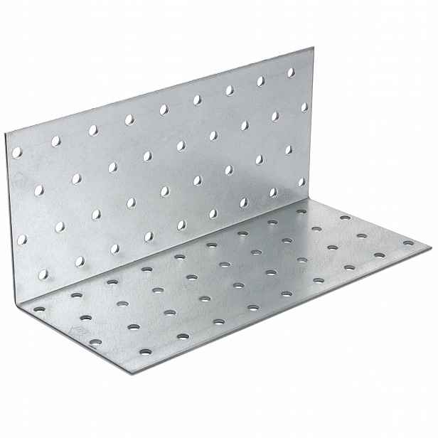 Tesařský spojovací montážní úhelník 80x80x180 x 2 mm KM24 25 Ks