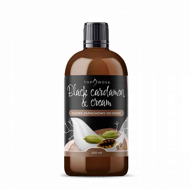 Vonný olej na svíčky Black Cardamon and Cream 200 ml