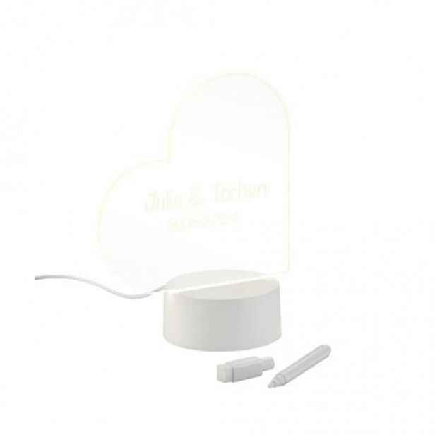 Reality AMOUR led stolní lampa bílá plast r53821101 RER53821101