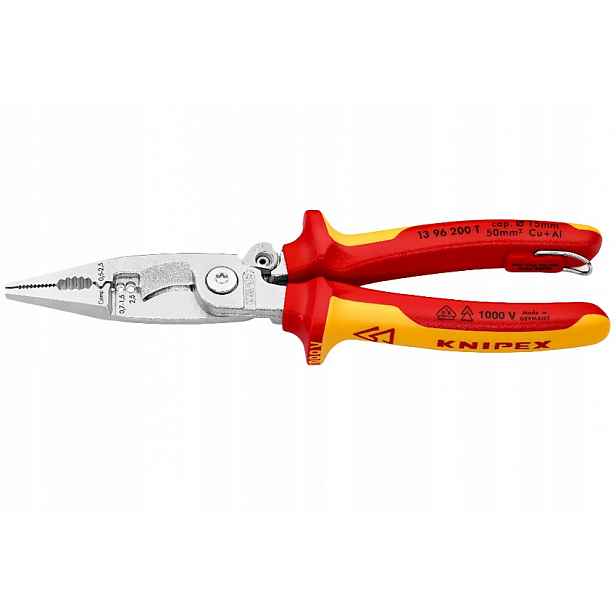 Univerzální kleště pro elektroinstalační práce Knipex 200 mm