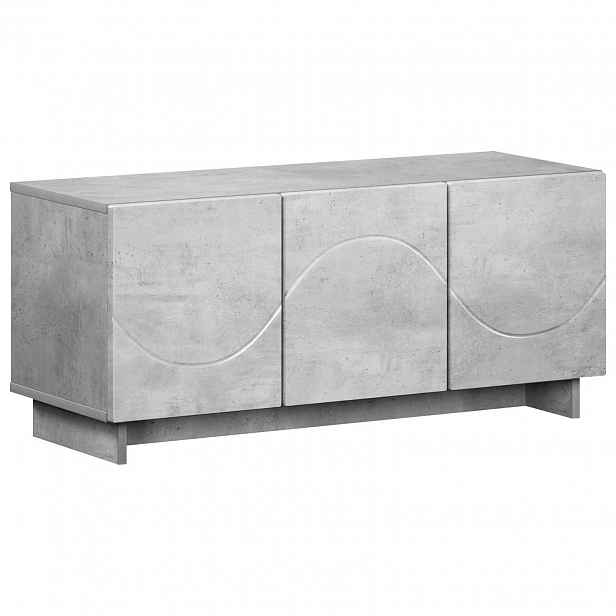 vidaXL TV stolek 90 x 34.5 x 40 cm Betonově šedá Kompozitní dřevo