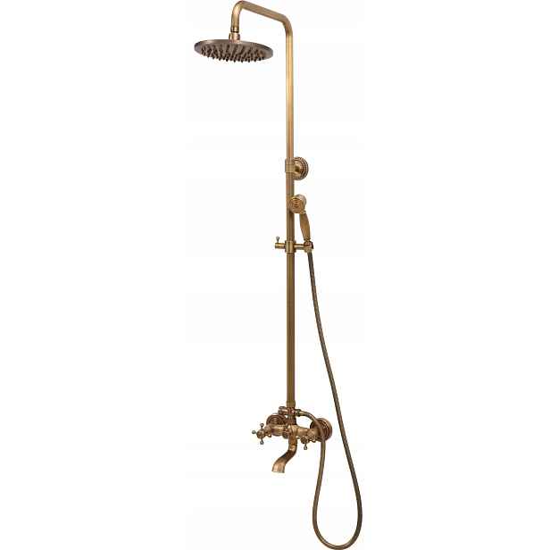 Sprchový set na omítku Fala Retro 75829 Bronze