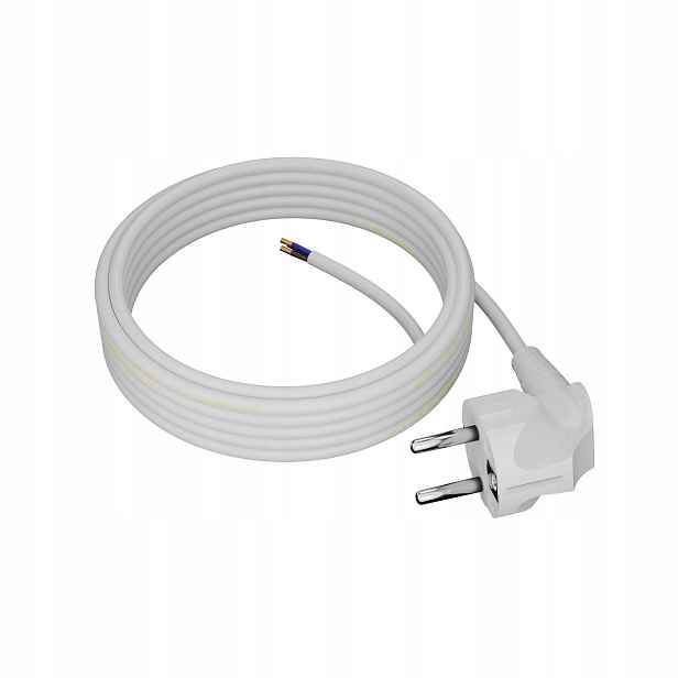 Připojovací kabel 10 m s úhlovou zástrčkou Uni-Schuko 250V 16A 3x1 mm² Omy
