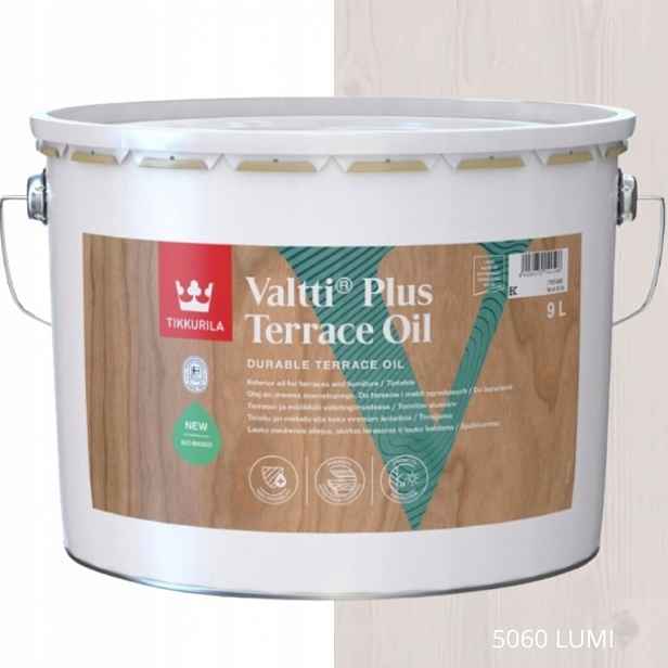 Tikkurila Olej Na Dřevo Valtti Plus Terrace Oil 9L Barva 5060 Lumi