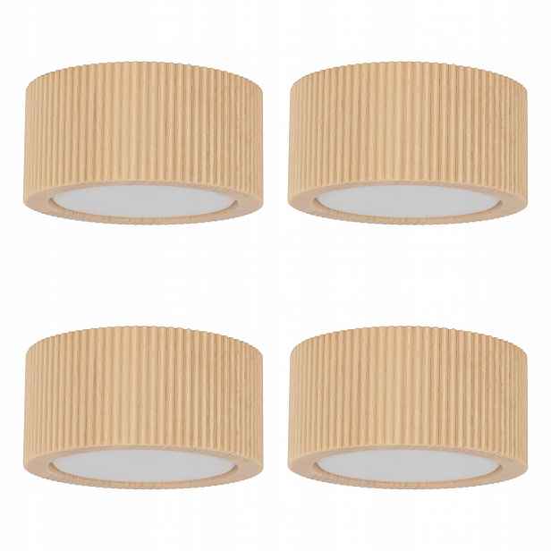 Tk Lighting Sada 4 x Spot nástěnné svítidlo Eve Corte Wood 11441