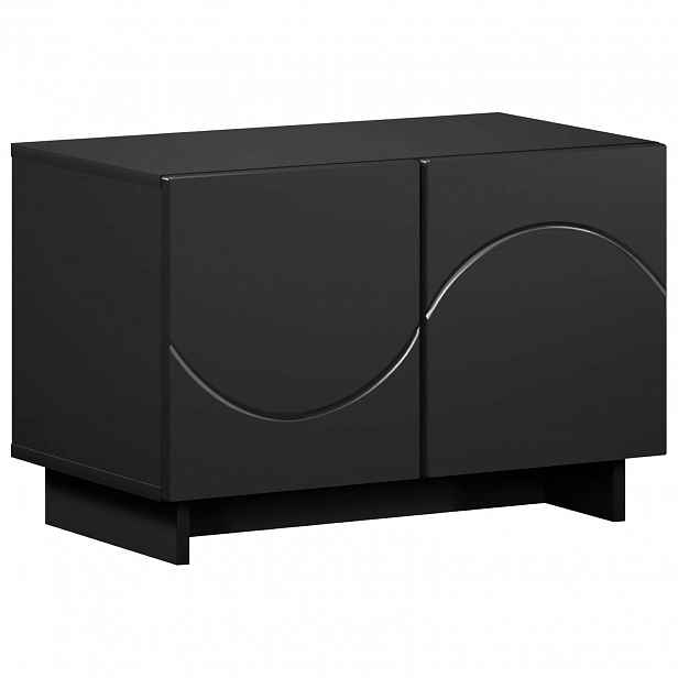 vidaXL TV stolek 60 x 34.5 x 40 cm Černá Kompozitní dřevo
