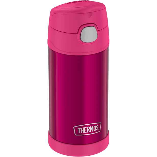 Termoláhev Pro Děti 350 ML S Brčkem, Vzduchotěsná, Nerezová Ocel