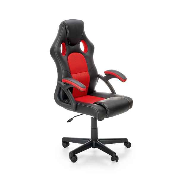 HALMAR Kancelářské křeslo Belis černé/červené